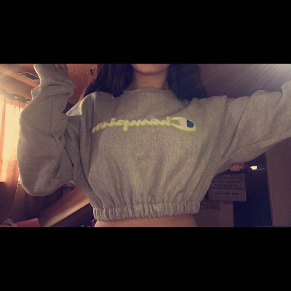 Cropped Champion Sweater